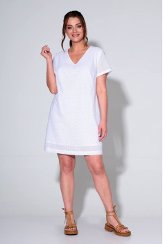 женские платья Liona Style 840 белый