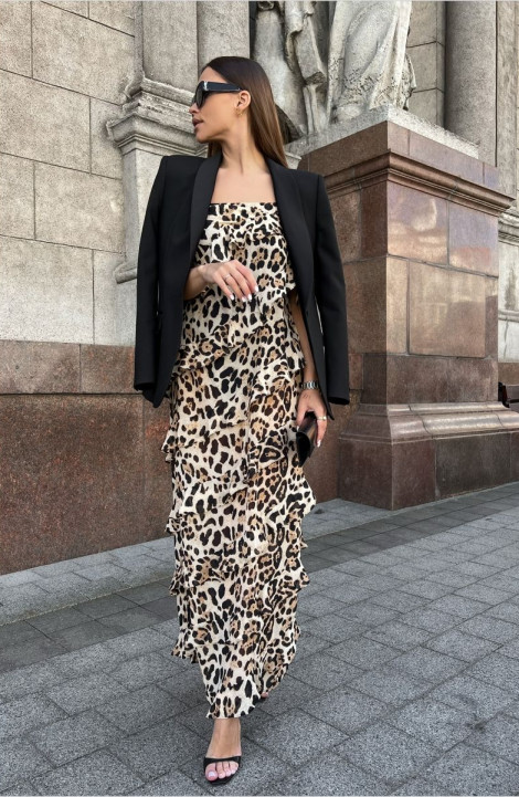 женские платья ENZA 504 леопард