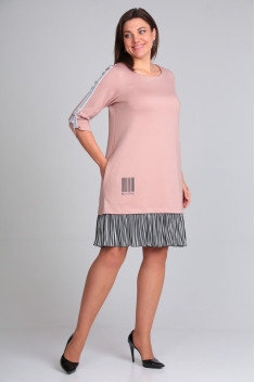 Трикотажное платье Michel chic 2084 розовый