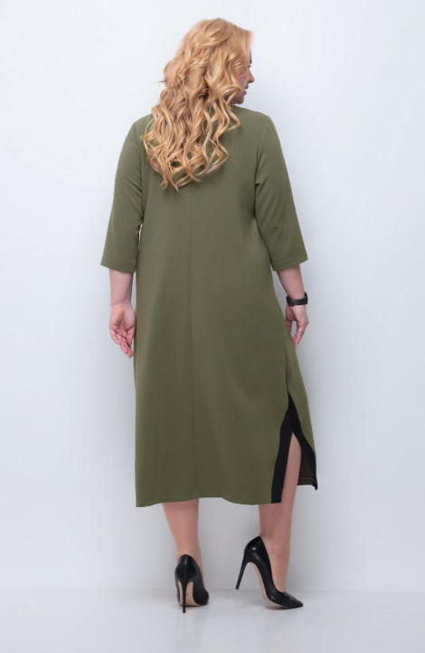 Трикотажное платье Michel chic 2073 св.зеленый