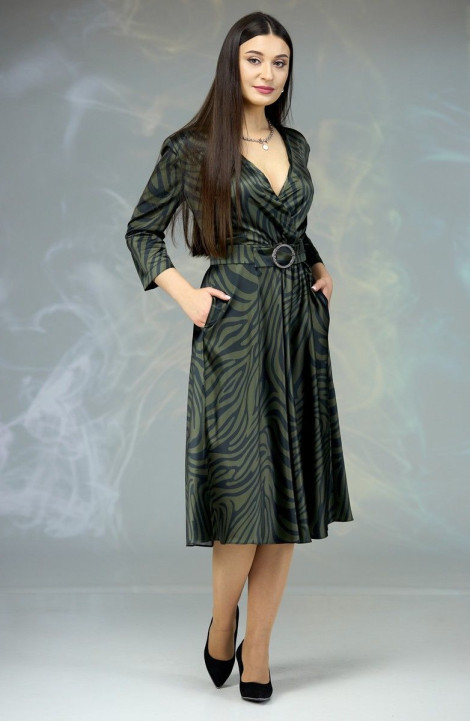 Платье Angelina & Сompany 626 хаки