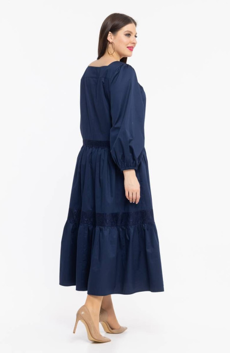 Хлопковое платье Avila 0855 синий