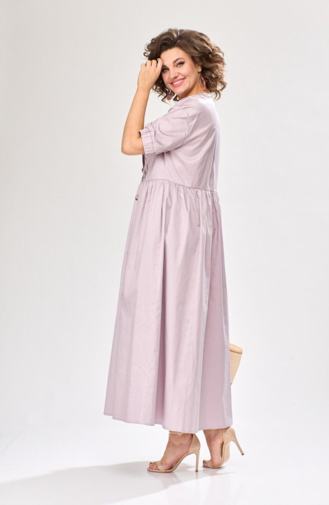 Хлопковое платье ANASTASIA MAK 1095 лиловый
