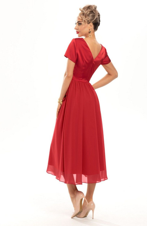 Шифоновое платье Golden Valley 4886 красный