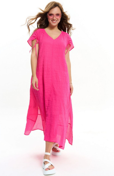 Хлопковое платье AVE RARA 5031 ярко-розовый