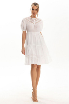 Хлопковое платье Golden Valley 4915 белый