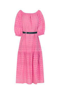 Хлопковое платье Elema 5К-13089-1-164 розовый
