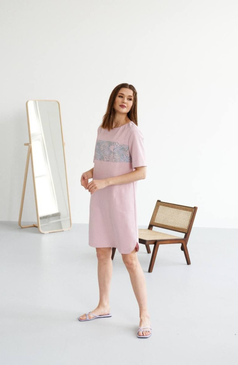 Платье VIZANTI 8208 пудрово-розовый