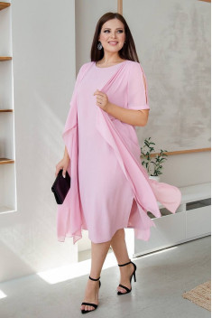 Шифоновое платье ASV 2626 розовый