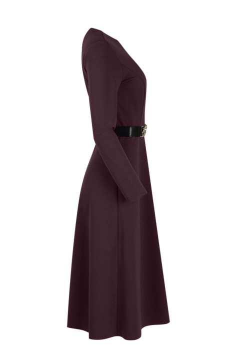 Трикотажное платье Elema 5К-118-164 вишня