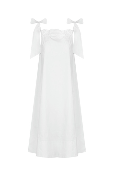 Хлопковое платье Elema 5К-12611-1-164 белый