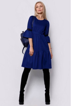 Трикотажное платье Patriciа C14284 синий,темно-синий