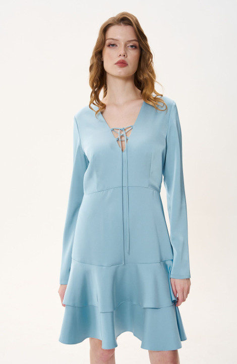 Платье FLAIM 1033 голубой