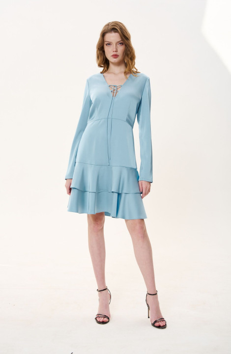 Платье FLAIM 1033 голубой