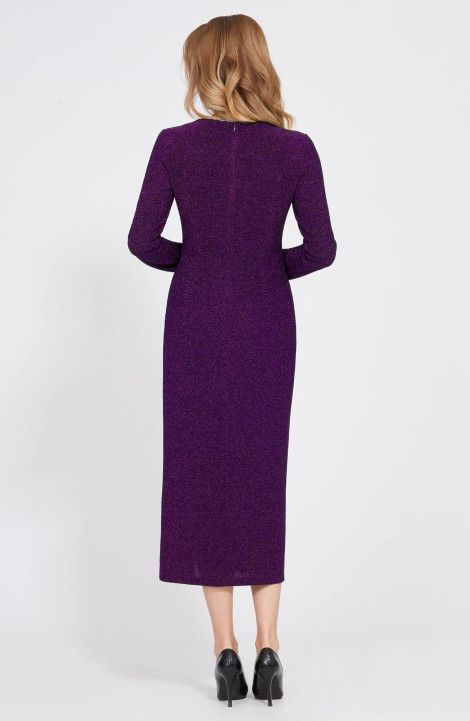 Трикотажное платье Bazalini 4856 фиолетовый