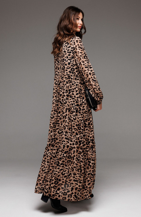 Шифоновое платье Butеr 2738 леопард