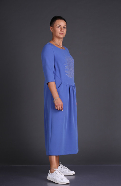 Платье ZigzagStyle 404 голубой