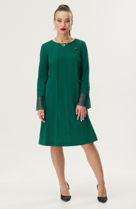 Платье Galean Style 671.1 зеленый