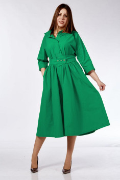 Платье Милора-стиль 1199 зеленый