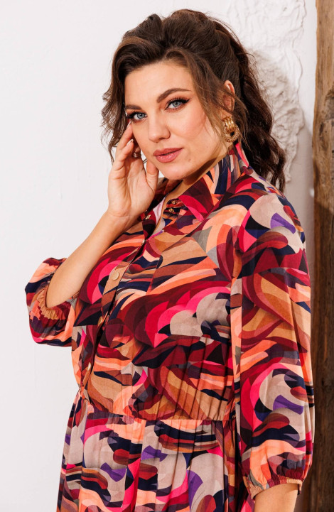 Платье Romanovich Style 1-2638 бордовый