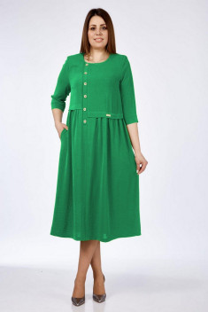 Платье Милора-стиль 1203 зеленый