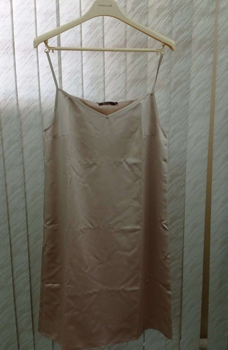 Платье Nova Line 50181 бежевый