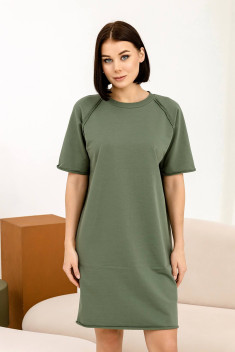 Платье Romgil РП0012-ХЛ4 темно-зеленый