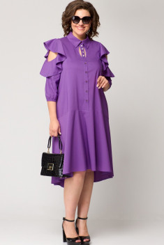 Платье EVA GRANT 7299 фиолетовый