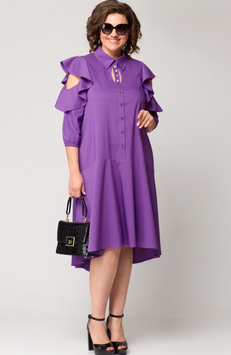 Платье EVA GRANT 7299 фиолетовый