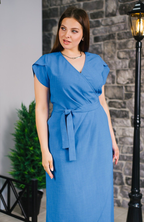 Платье MONA STYLE FASHION&DESIGN 21039 синий