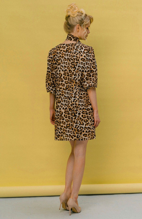 Платье JRSy 2461 леопард