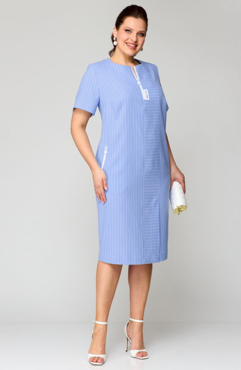 Платье Мишель стиль 1195 голубой