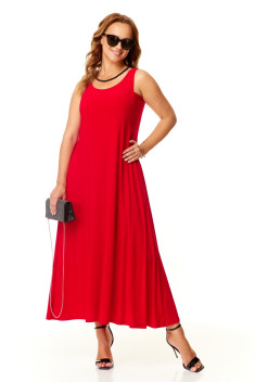 Платье Taita plus 2410/1 красный