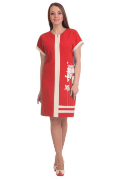 Платье Линия Л Б-1517 красный