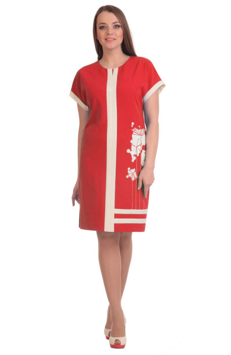 Платье Линия Л Б-1517 красный