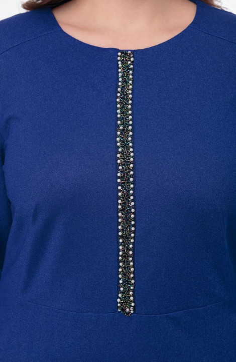 Трикотажное платье Anelli 552 синий