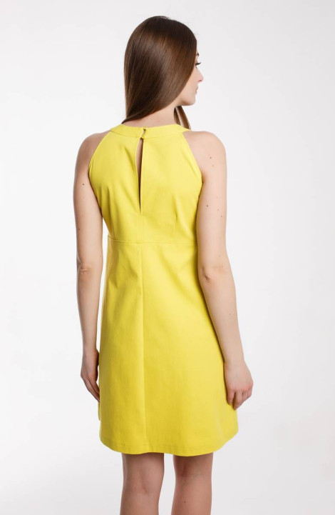 Хлопковое платье Madech 205354 лимонный