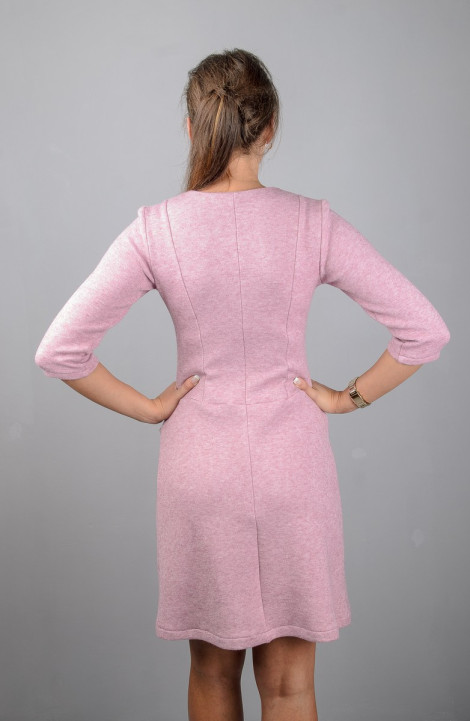 Трикотажное платье Mita ЖМ890 розовый