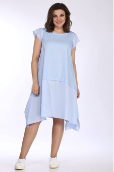 женские платья Lady Style Classic 2574 голубые_тона