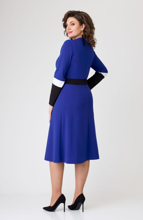 Трикотажное платье Galean Style 789 синий