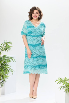 Платье Romanovich Style 1-2493 бирюза