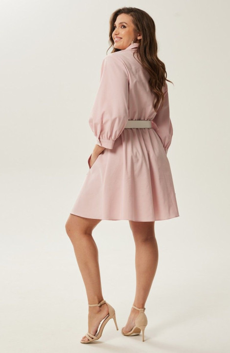 Хлопковое платье Condra 4385 розовый