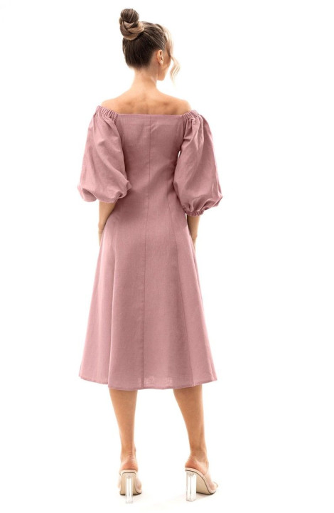 Льняное платье Golden Valley 4902 розовый