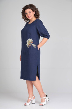 Платье Rishelie 918 темно-синий