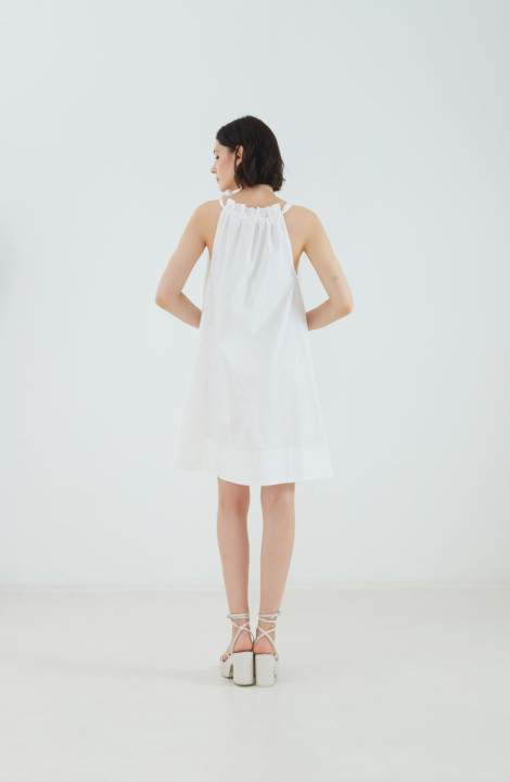 Хлопковое платье Elema 5К-12611-1-170 белый