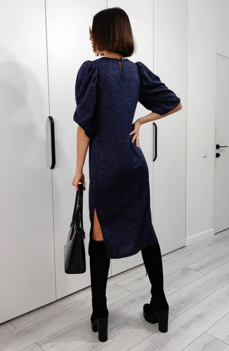 Трикотажное платье Patriciа C15254 темно-синий