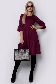 Трикотажное платье Patriciа C14284 сиреневый,фиолетовый