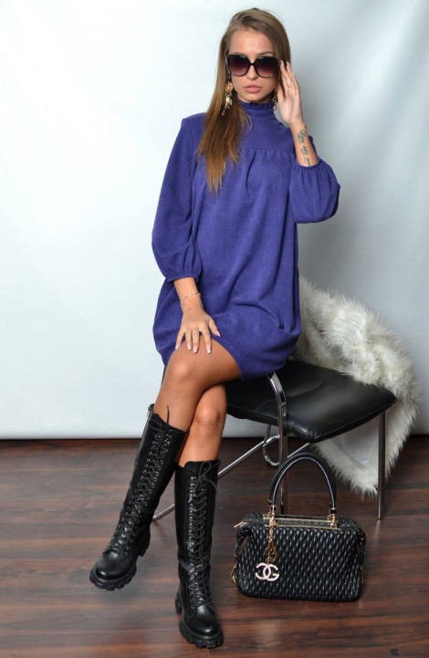 Трикотажное платье Patriciа F15183 фиолетовый
