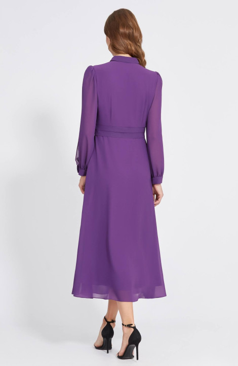 Шифоновое платье Bazalini 4816 фиолетовый