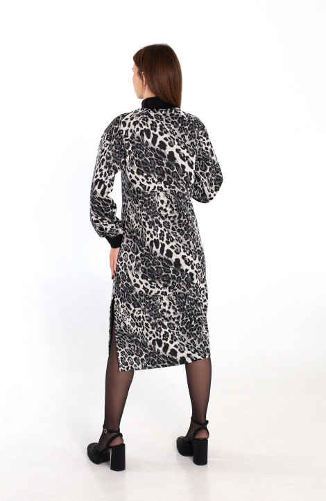 Хлопковое платье i3i Fashion 103/8 черный_леопард